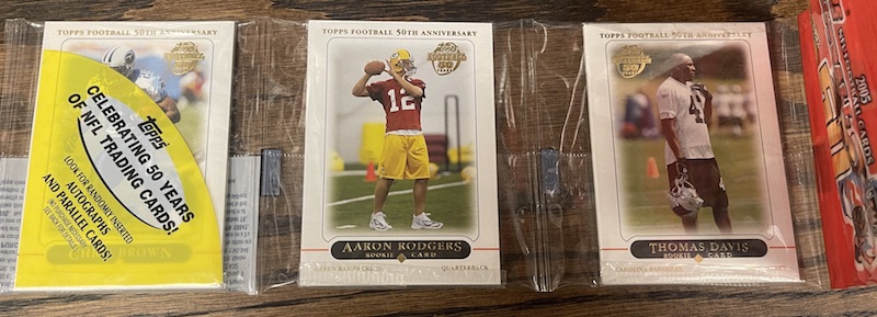 2005 Topps Rack Pack- Aaron Rodgers Top
