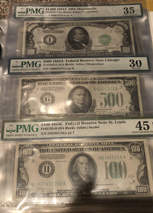 $1000 U.S. Bank Note - Grover Cleveland