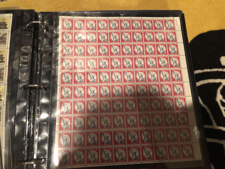 11 c Statue of Liberty Stamps