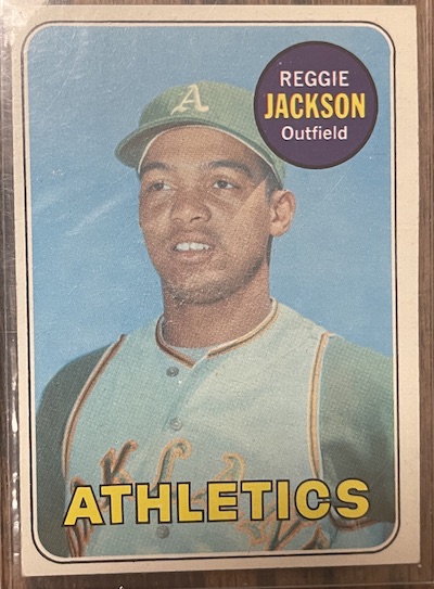 1969 Topps Reggie Jackson PSA 6