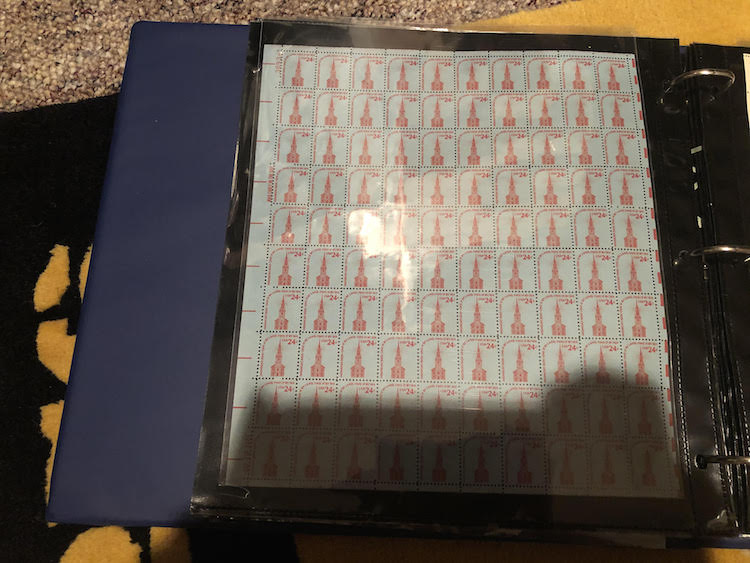 24 c Old North Church Postage Stamps