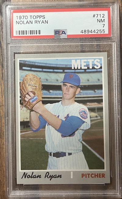 1968 Topps Nolan Ryan PSA 7