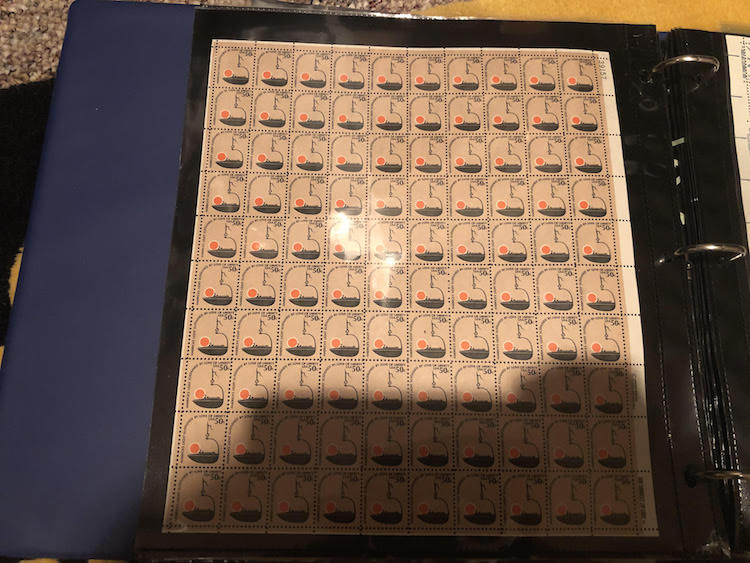 50 c USA Postage Stamps