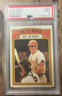 1972 Topps Pete Rose IA PSA 9