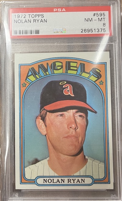 1972 Topps Nolan Ryan PSA 8