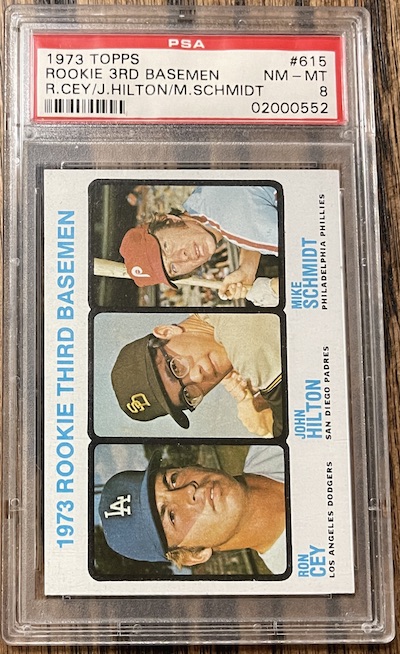 1973 Topps Mike Schmidt PSA 8