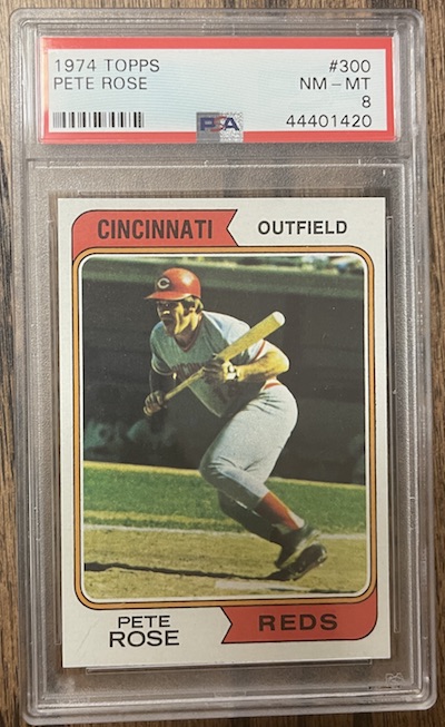 1974 Pete Rose PSA 8