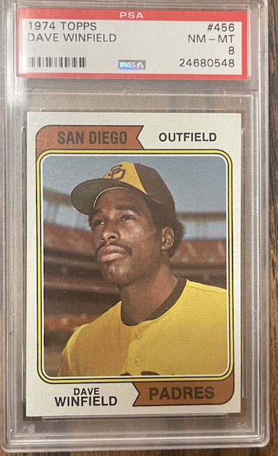 1974 Dave Winfield PSA 8