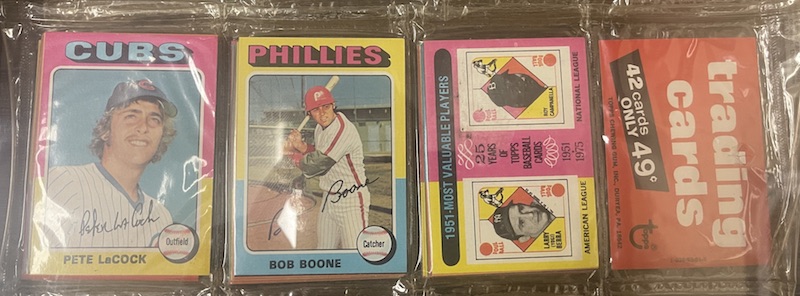 1975 Topps rack pack