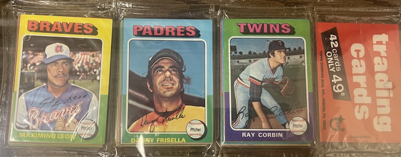 1975 Topps rack pack