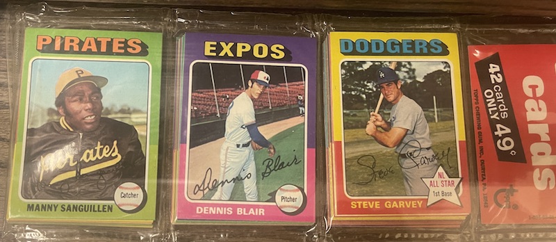 1975 Topps rack pack
