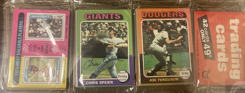 1975 Topps rack pack