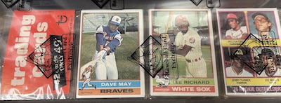 1976 Topps Rack Pack with Babe Ruth on the back