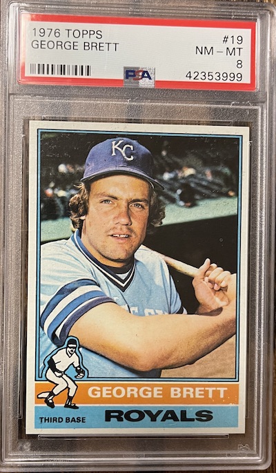 1976 Topps George Brett PSA 8