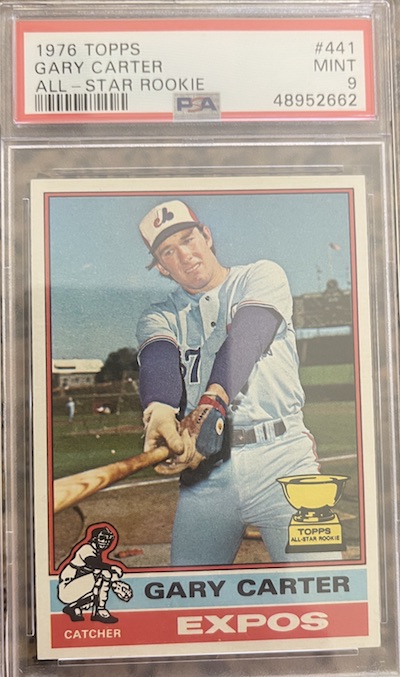 1976 Topps Gary Carter PSA 9