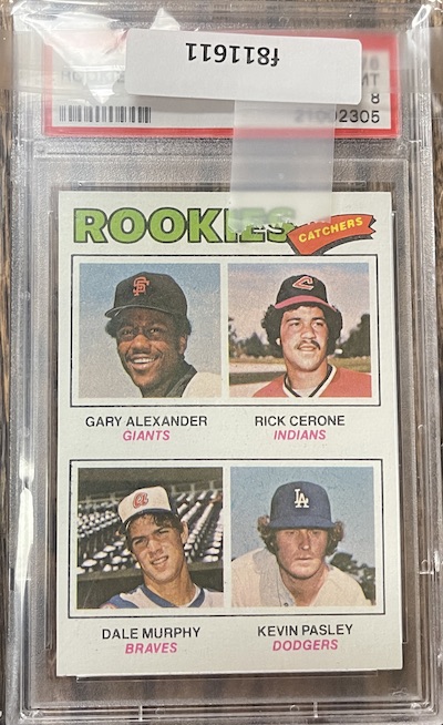 1977 Topps Dale Murphy PSA 8