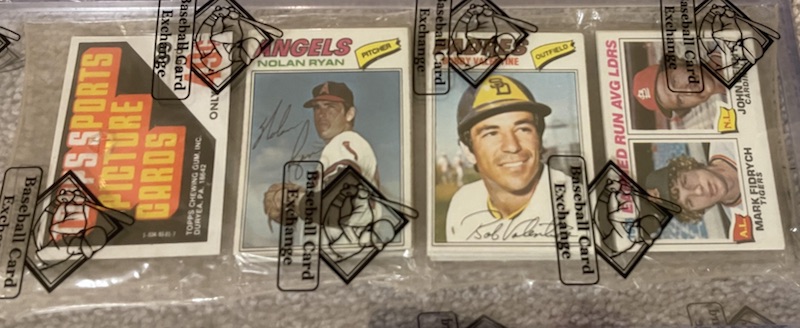 1977 Topps Rack Pack with Nolan Ryan on top