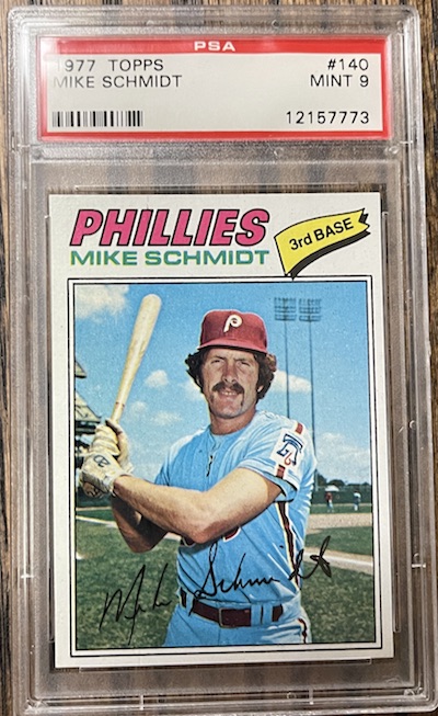 1977 Topps Mike Schmidt PSA 9