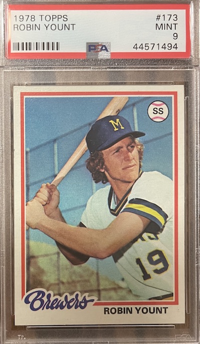 1978 Topps Robin yount PSA 9