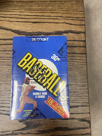 1981 Donruss Wax Box