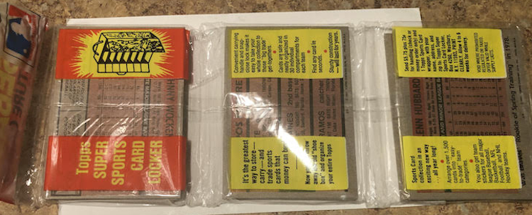 1981 Topps Rack Pack with Tim Raines on the back.