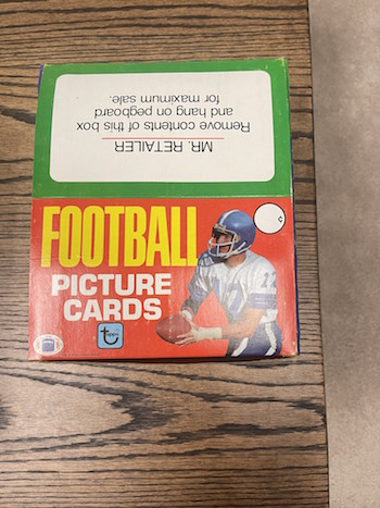 1981 Topps Rack Box
