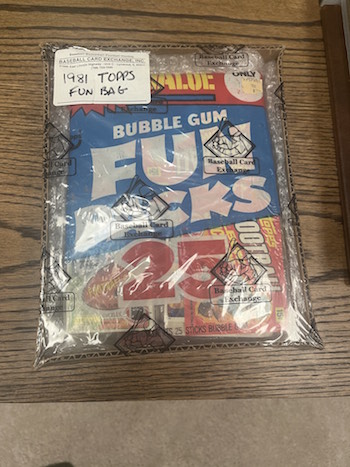 1981 Topps Fun Pack