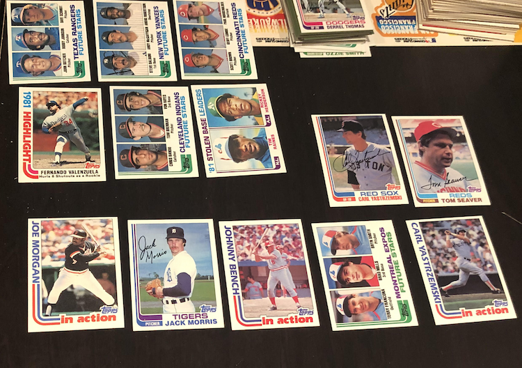 1982 Topps Rack Pack Results