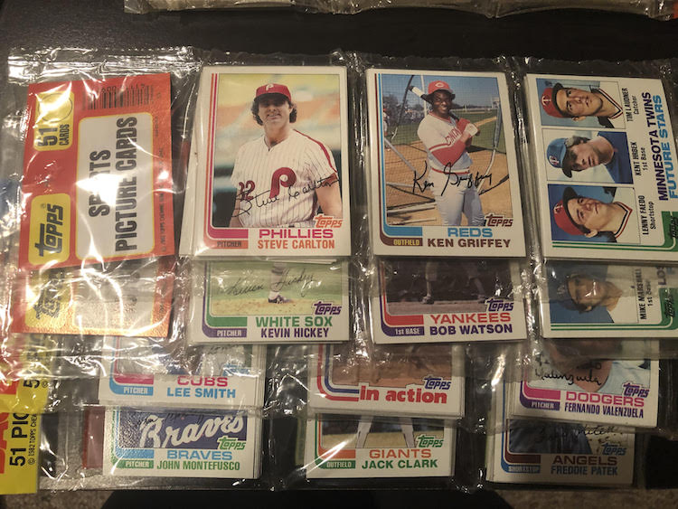 1982 Topps Rack Pack Packs