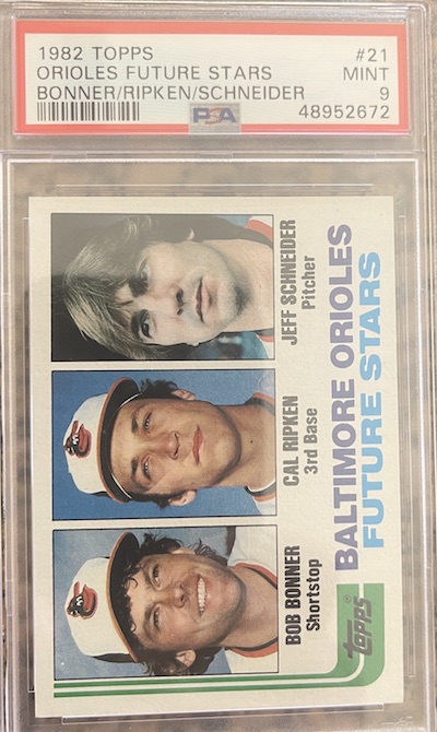 1982 Topps Cal Ripken PSA 9
