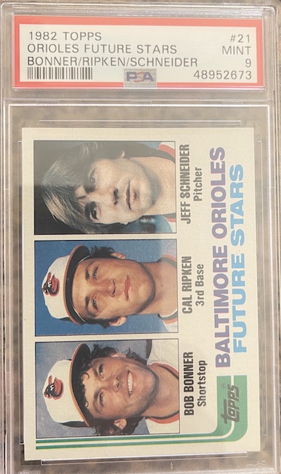 1982 Topps Cal Ripken PSA 9
