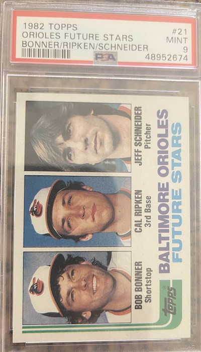 1982 Topps Cal Ripken PSA 9