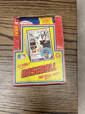 1983 Topps Wax Box
