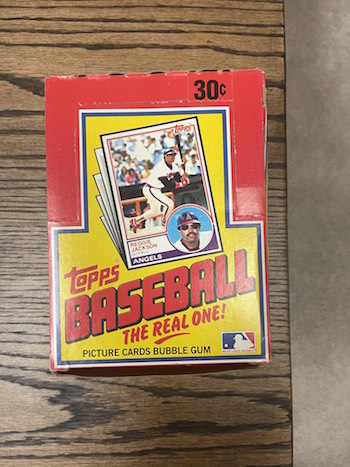 1983 Topps Wax Box