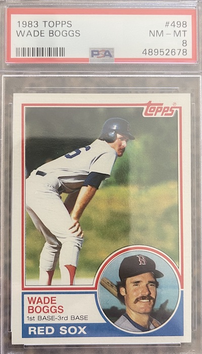 1983 Topps Wade Boggs PSA 8