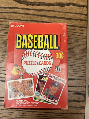 1984 Donruss Wax Box