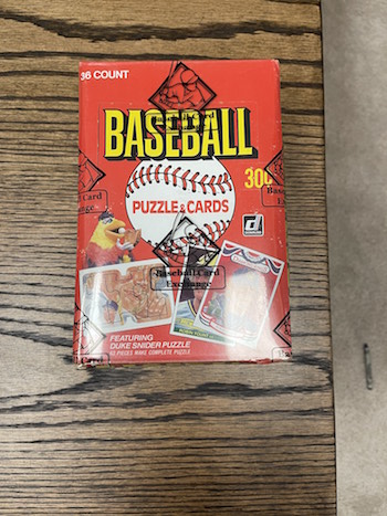 1984 Donruss Wax Box