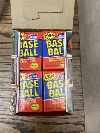 1984 Fleer Wax Box