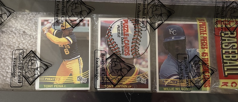 1984 Donruss rack pack with Tony Gwynn on top