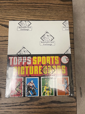 1984 Topps Rack Box