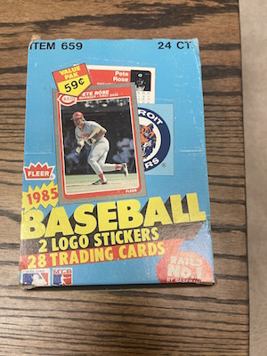 1985 Fleer Cello Box