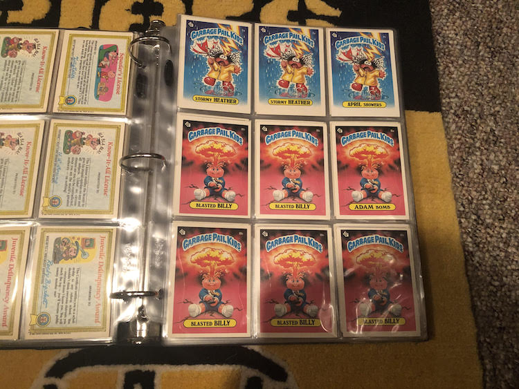 Garbage Pail Kids: Adam Bomb, Blasted Billy