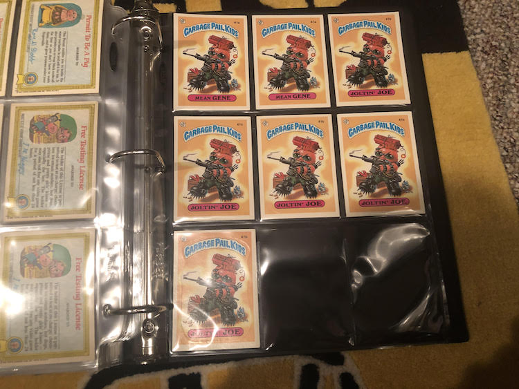 Garbage Pail Kids: Mean Gene, Joltin Joe