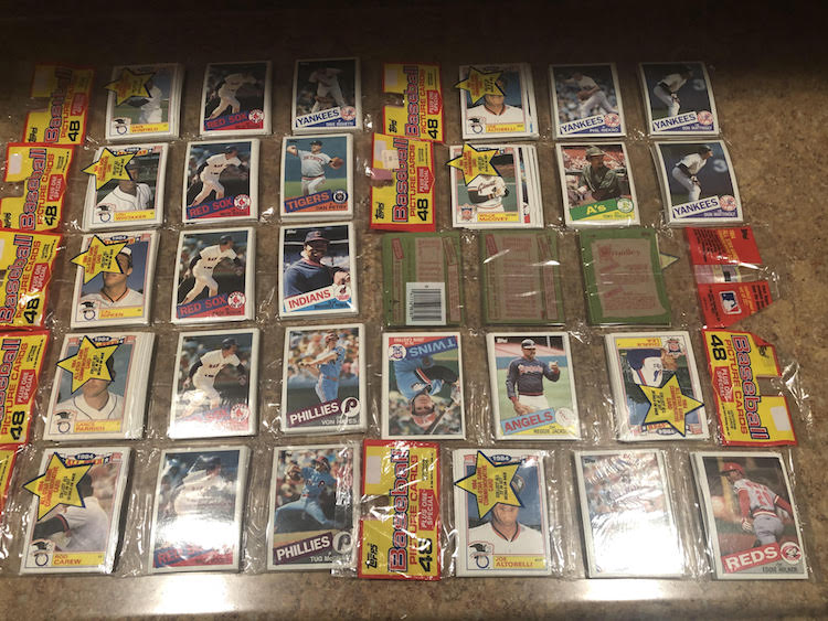 1985 Topps Rack Packs