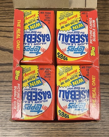 1985 Topps Wax Box