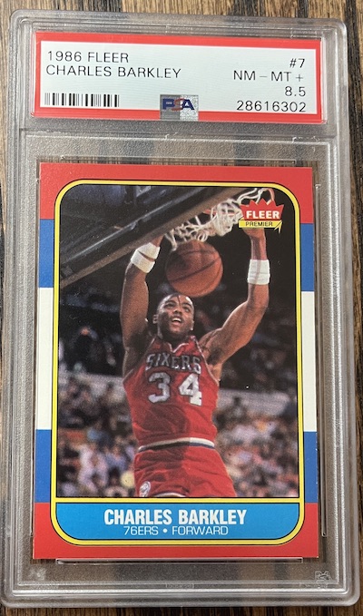 1986 Fleer Charles Barkley