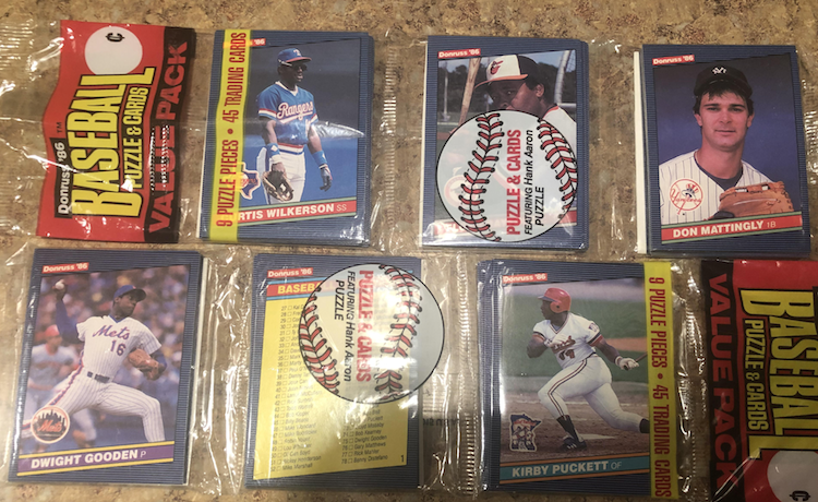 1986 Donruss rack packs