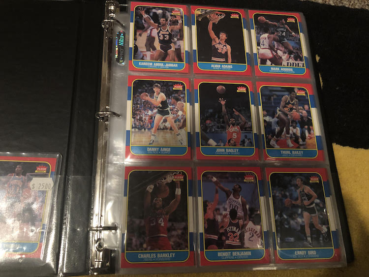 1986 Fleer Basketball Set