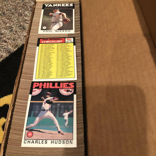 1986 Topps Set