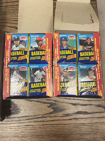 1987 Fleer Cello Box